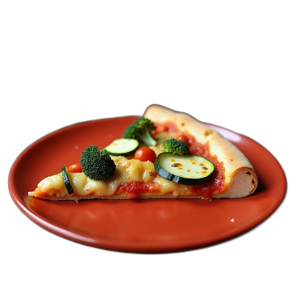 food, weapon, 3d render, photorealistic, slice, pizza, various, toppings transparent PNG cut-out