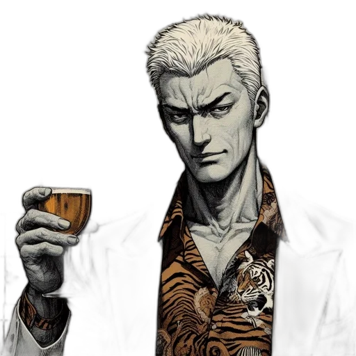 face, concept art, comic book art, anime, cartoon, intense, figure, man transparent PNG cut-out