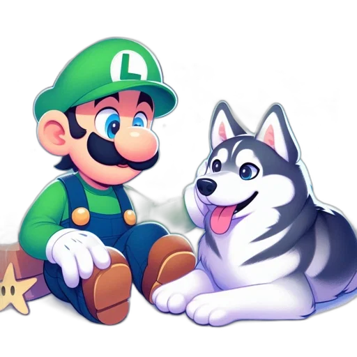 animal, pixel art, concept art, watercolor, 3d render, monochrome, green, illustration transparent PNG cut-out