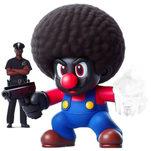 hat, weapon, staff, jacket, concept art, 3d render, pixel art, cartoon transparent PNG cut-out