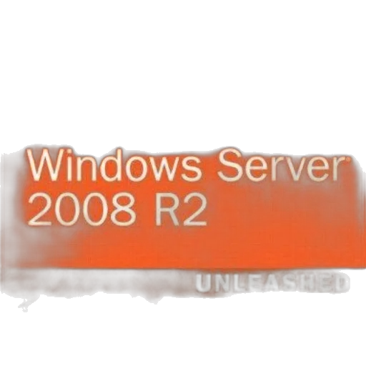 3d render, cover, windows, server, 2008, unleashed, features, orange transparent PNG cut-out