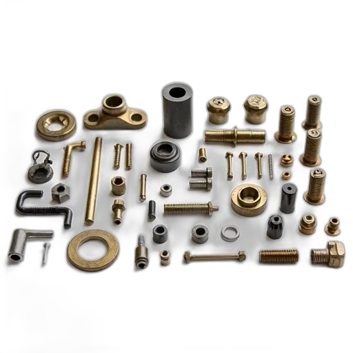 jewelry, furniture, weapon, collection, various, metal, parts, including transparent PNG cut-out