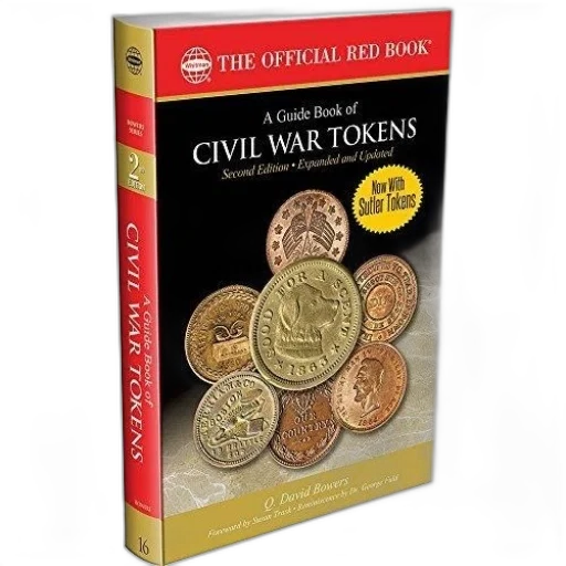 official, red, book, guide, civil, war, tokens, second transparent PNG cut-out