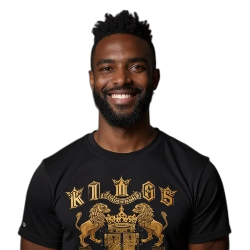 crown, face, guy, smiling transparent PNG cut-out