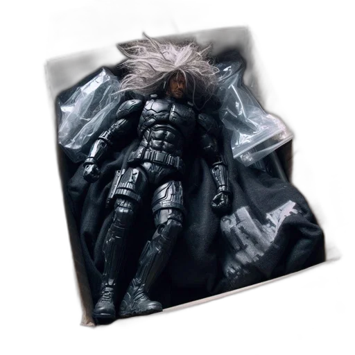 jacket, mask, creature, weapon, concept art, 3d render, photorealistic, fantasy art transparent PNG cut-out