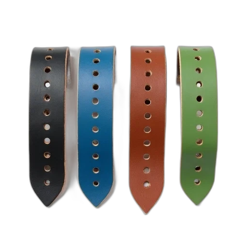 jewelry, earth tones, set, four, leather, straps, different, colors transparent PNG cut-out