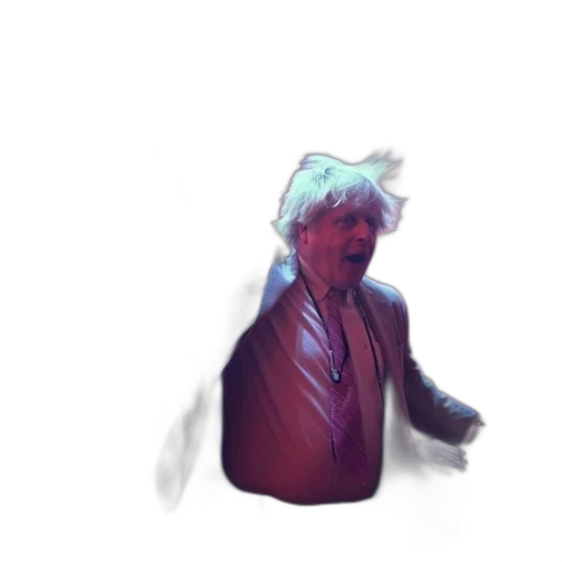 creature, jacket, staff, face, concept art, pixel art, vaporwave, anime transparent PNG cut-out
