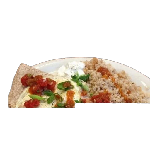 food, weapon, mask, jewelry, photorealistic, plate, rice, salsa transparent PNG cut-out