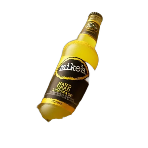 bottle, food, weapon, jacket, 3d render, photorealistic, golden, mike transparent PNG cut-out