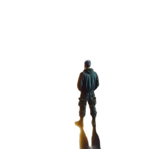 staff, robot, jacket, bottle transparent PNG cut-out