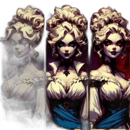 crown, mask, concept art, fantasy art, comic book art, pixel art, dark, monochrome transparent PNG cut-out