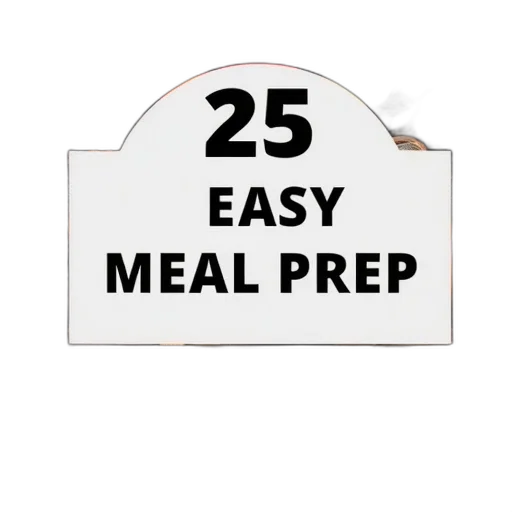 text, easy, meal, prep, recipes, shown, images, cooking transparent PNG cut-out