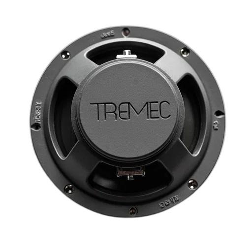 3d render, black, grey, speaker, word, tremec, written, placed transparent PNG cut-out