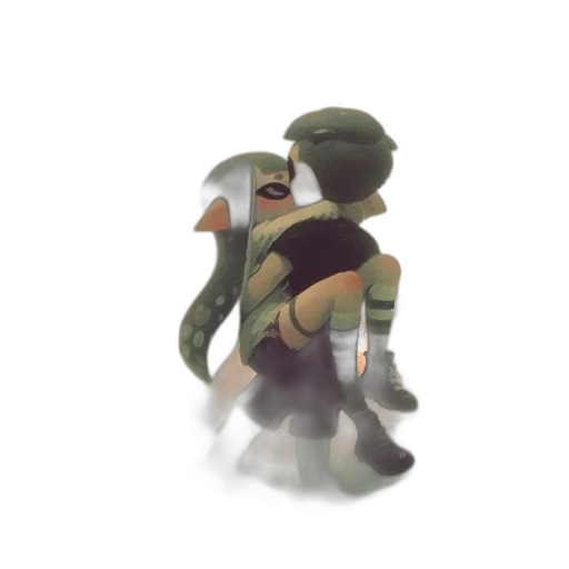 creature, weapon, mask, hat, concept art, watercolor, pixel art, 3d render transparent PNG cut-out