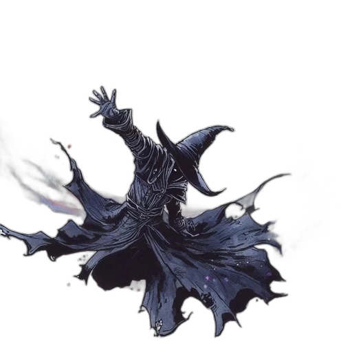 dragon, mask, creature, staff, concept art, 3d render, fantasy art, dark transparent PNG cut-out