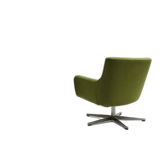 furniture, 3d render, photorealistic, green transparent PNG cut-out
