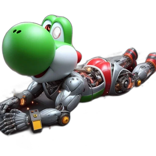 robot, weapon, car, animal, 3d render, concept art, factory, setting transparent PNG cut-out