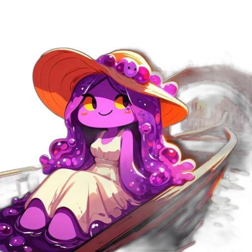 dress, hat, staff, weapon, concept art, fantasy art, watercolor, pixel art transparent PNG cut-out