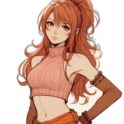 dress, staff, jacket, weapon, anime, watercolor, pixel art, concept art transparent PNG cut-out