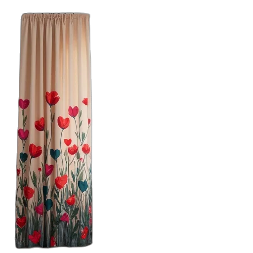 dress, umbrella, furniture, 3d render transparent PNG cut-out