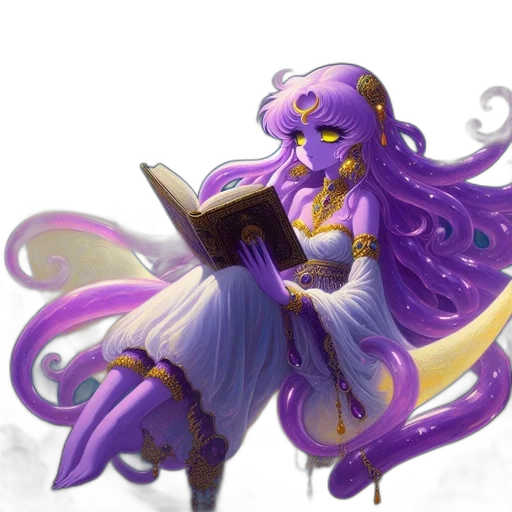 staff, dress, fantasy art, concept art, pixel art, anime, celestial, being transparent PNG cut-out