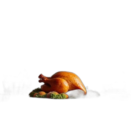 food, animal, creature, dragon, photorealistic, 3d render, concept art, white transparent PNG cut-out