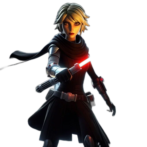 sword, staff, weapon, concept art, fantasy art, pixel art, 3d render, dark transparent PNG cut-out