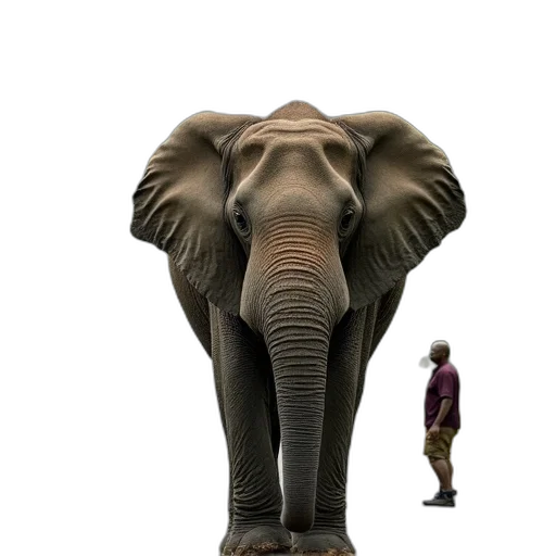 animal, creature, staff, umbrella, photorealistic, concept art, 3d render, oil painting transparent PNG cut-out