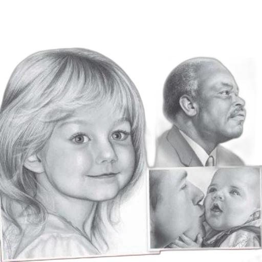 face, photorealistic, pencil sketch, oil painting, concept art, book, cover, titled transparent PNG cut-out