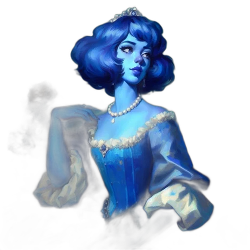crown, dress, staff, jewelry, concept art, fantasy art, pixel art, photorealistic transparent PNG cut-out