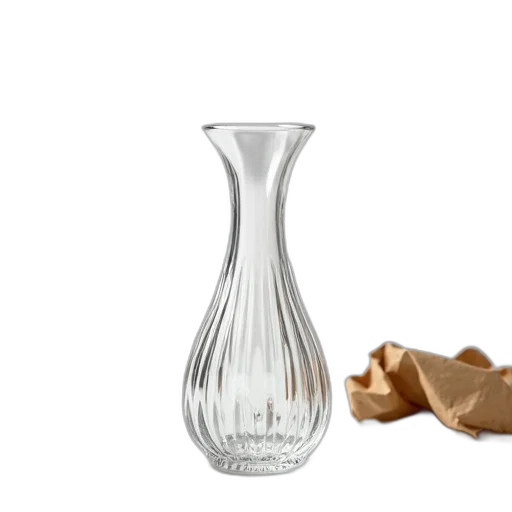 bottle, jewelry, 3d render, clear, glass, vase, delicate, intricate transparent PNG cut-out