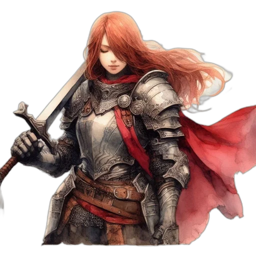 sword, weapon, staff, fantasy art, concept art, pixel art, watercolor, red transparent PNG cut-out