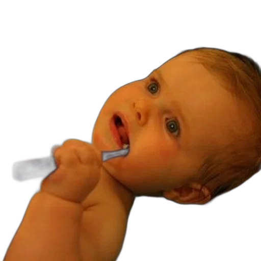 staff, weapon, face, photorealistic, 3d render, baby, blue, eyes transparent PNG cut-out