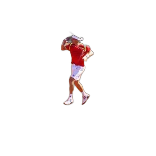 hat, staff, pixel art, 3d render, photorealistic, concept art, tennis, player transparent PNG cut-out
