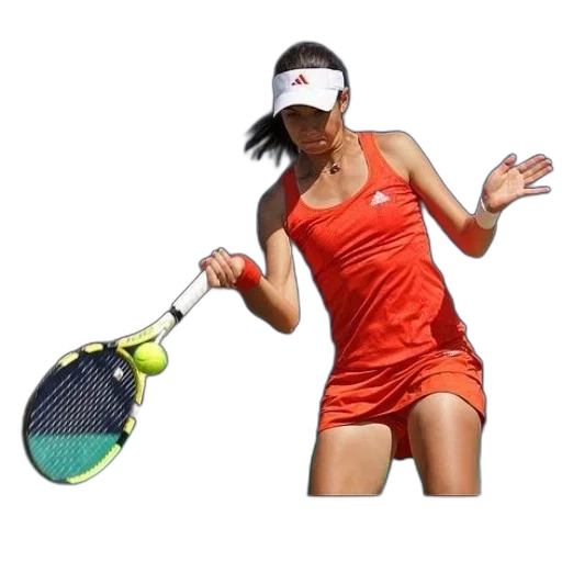 photorealistic, 3d render, female, tennis transparent PNG cut-out
