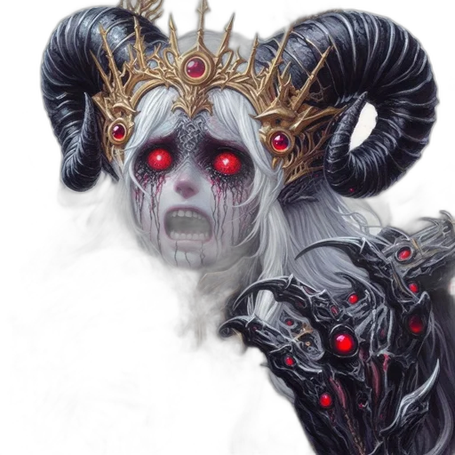 mask, creature, face, crown, fantasy art, concept art, comic book art, photorealistic transparent PNG cut-out