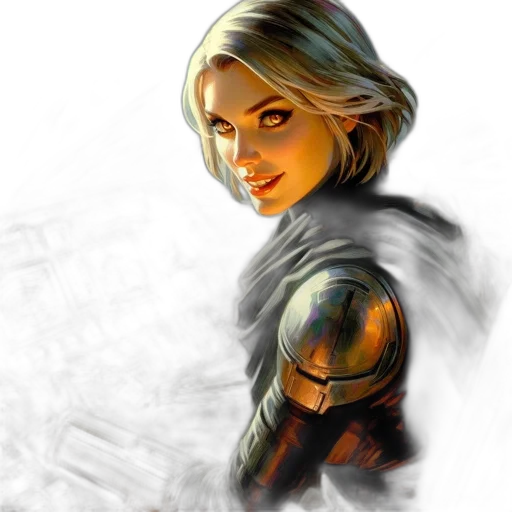 face, fantasy art, comic book art, concept art, photorealistic, fire, outer space, golden transparent PNG cut-out