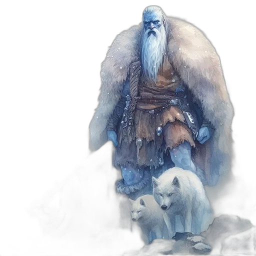 animal, creature, dragon, concept art, fantasy art, watercolor, photorealistic, snow transparent PNG cut-out