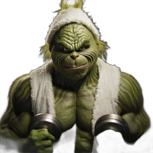 staff, animal, creature, concept art, 3d render, photorealistic, fantasy art, grinch transparent PNG cut-out