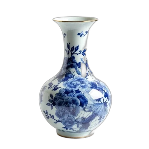 bottle, photorealistic, 3d render, blue, anous, design, vase, silver transparent PNG cut-out