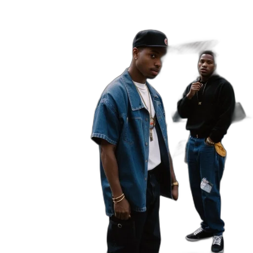 jacket, street, scene, 1995, new, york, city, shows transparent PNG cut-out