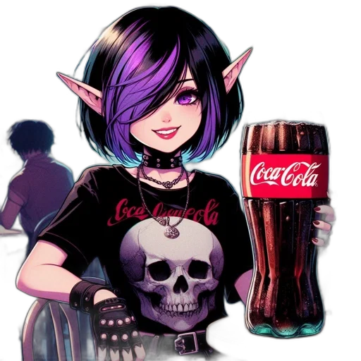 bottle, pixel art, fantasy art, concept art, anime, neon lights, dark, neon transparent PNG cut-out
