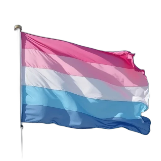 vaporwave, pastel, transgender, flag transparent PNG cut-out