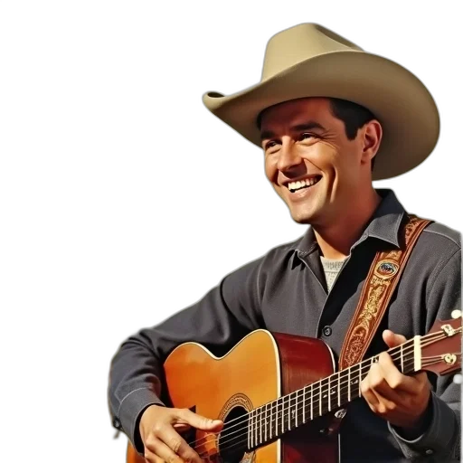 hat, photorealistic, cartoon, cover, music, album, featuring, smiling transparent PNG cut-out