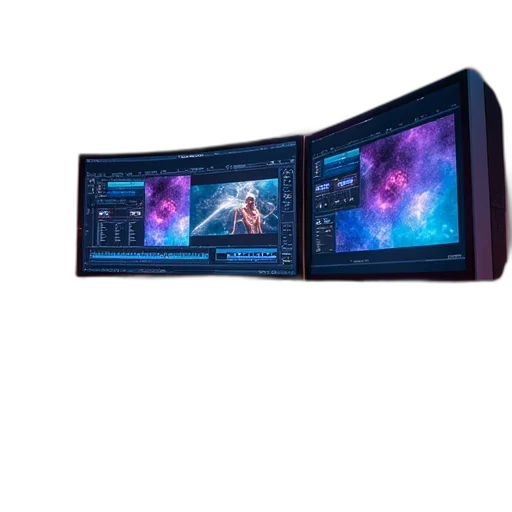cyberpunk, outer space, ultimate, video transparent PNG cut-out