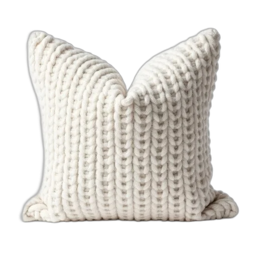 hat, crown, furniture, white, knitted, pillow, textured, surface transparent PNG cut-out