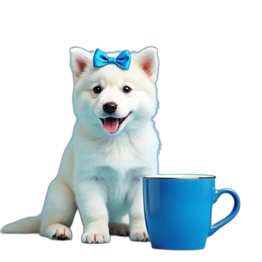 animal, staff, food, creature, 3d render, photorealistic, concept art, blue transparent PNG cut-out