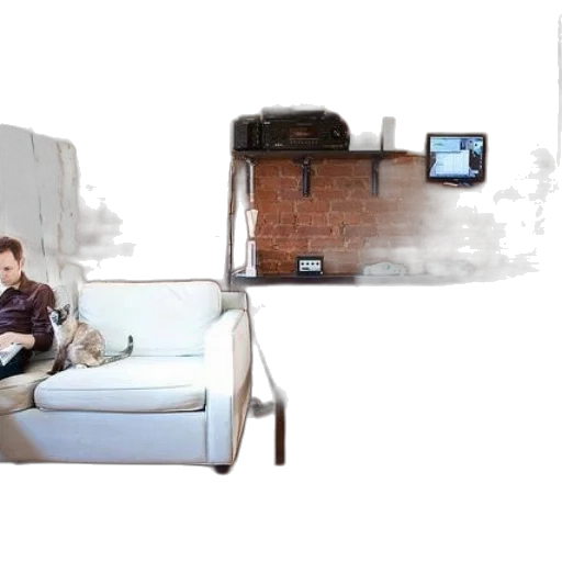 furniture, robot, concept art, 3d render, photorealistic, fog, outer space, city street transparent PNG cut-out