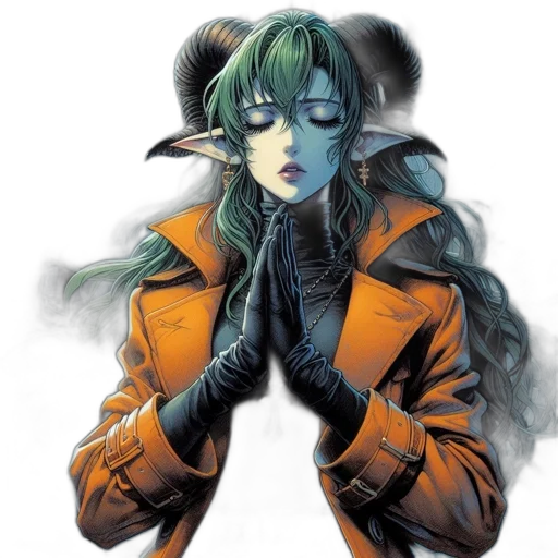 jacket, mask, cyberpunk, concept art, comic book art, watercolor, green, colorful transparent PNG cut-out