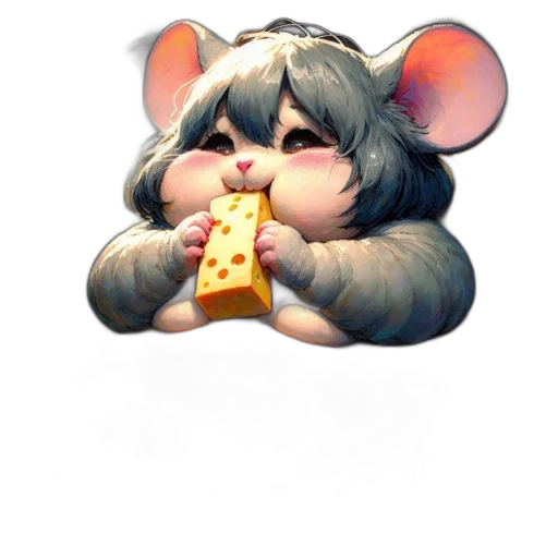 food, animal, creature, face, concept art, 3d render, anime, watercolor transparent PNG cut-out